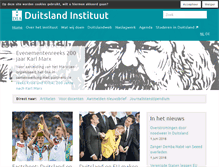 Tablet Screenshot of duitslandinstituut.nl